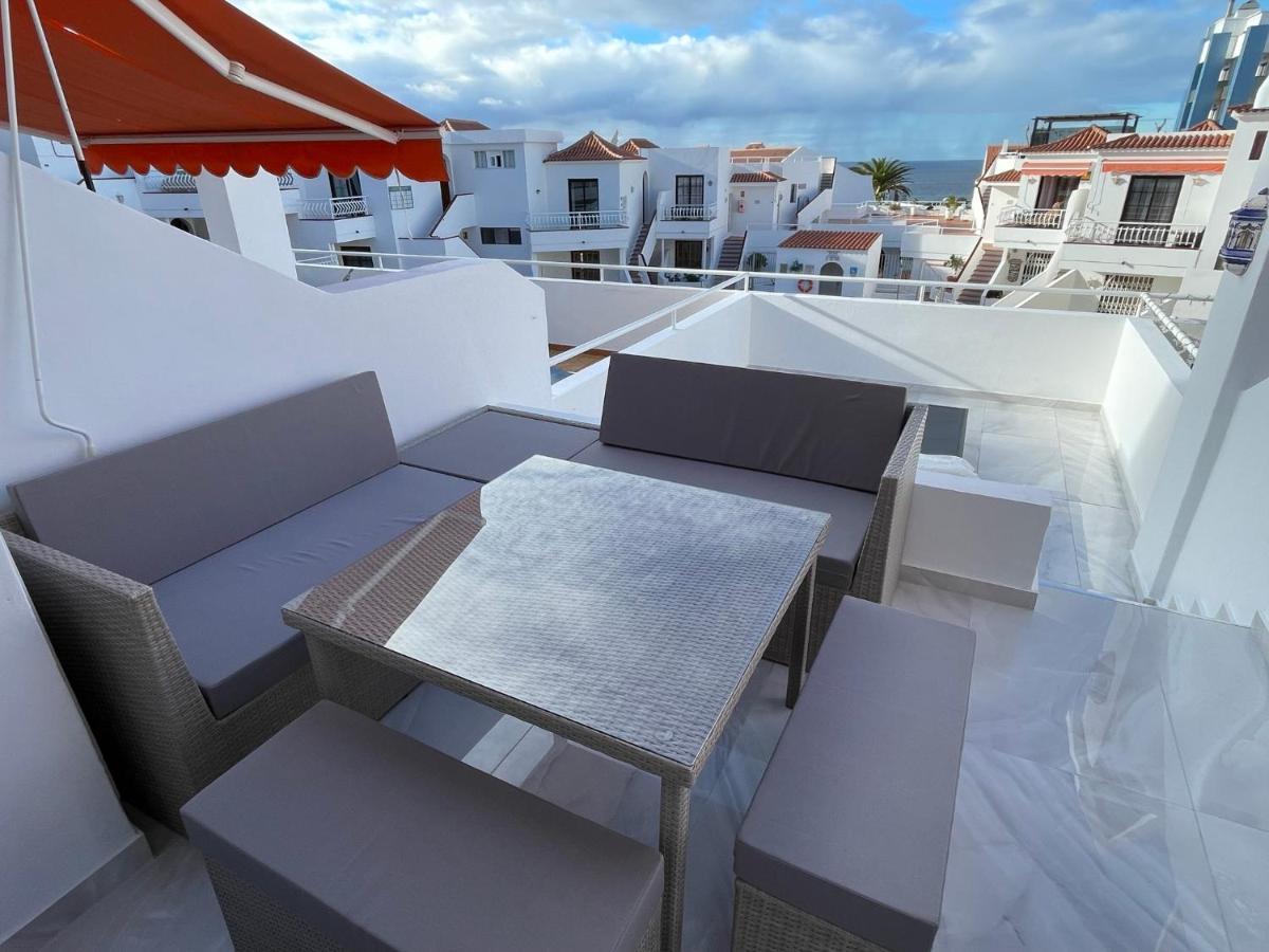Luxury Diamond - Ocean View, Big Terraces, Air Con, Wifi Lejlighed Los Cristianos  Eksteriør billede