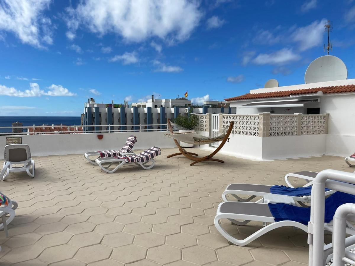 Luxury Diamond - Ocean View, Big Terraces, Air Con, Wifi Lejlighed Los Cristianos  Eksteriør billede