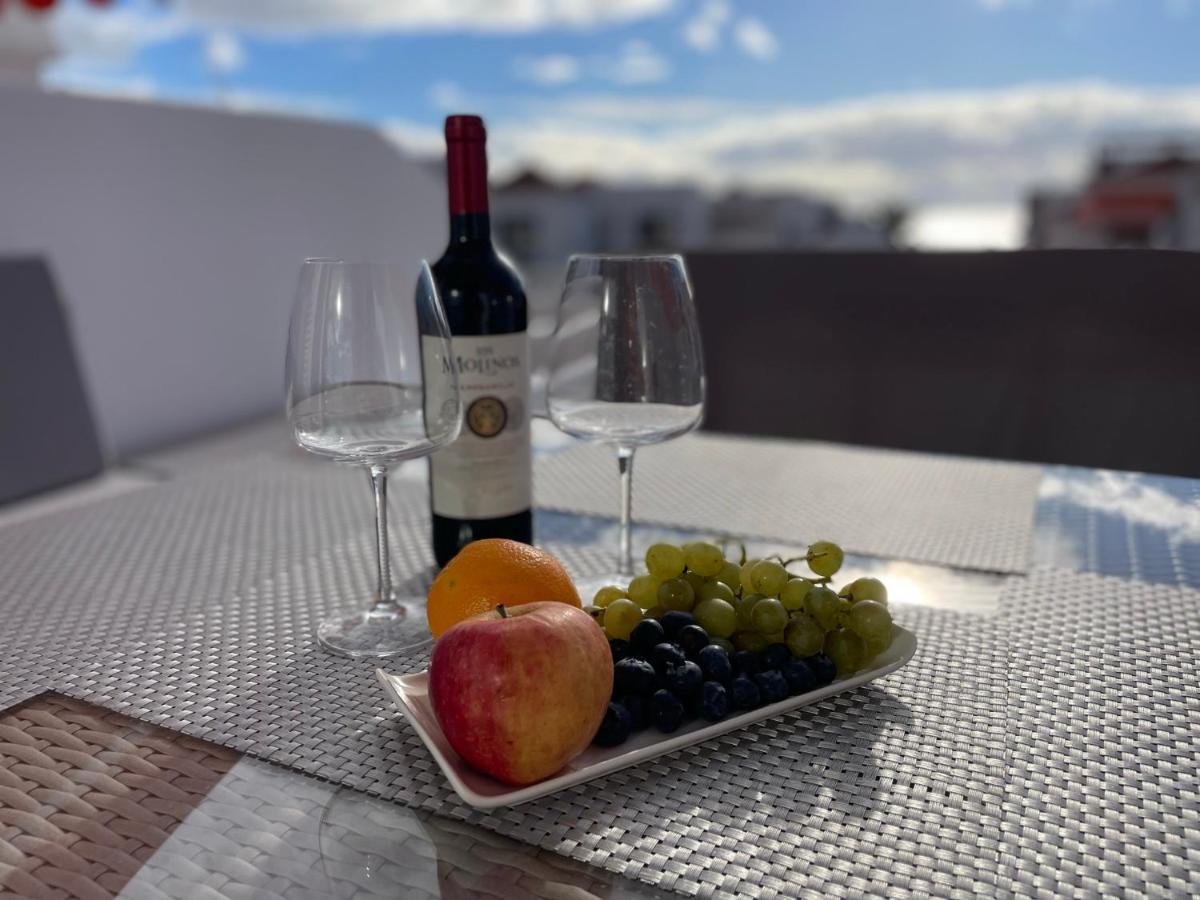 Luxury Diamond - Ocean View, Big Terraces, Air Con, Wifi Lejlighed Los Cristianos  Eksteriør billede