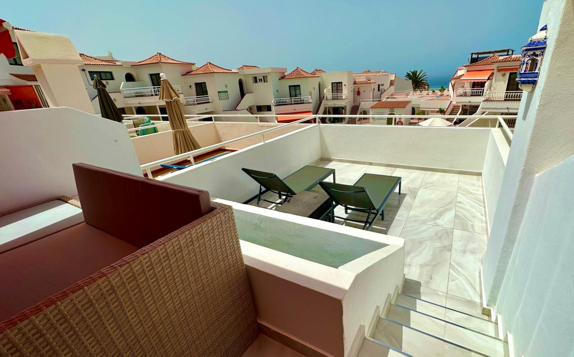 Luxury Diamond - Ocean View, Big Terraces, Air Con, Wifi Lejlighed Los Cristianos  Eksteriør billede