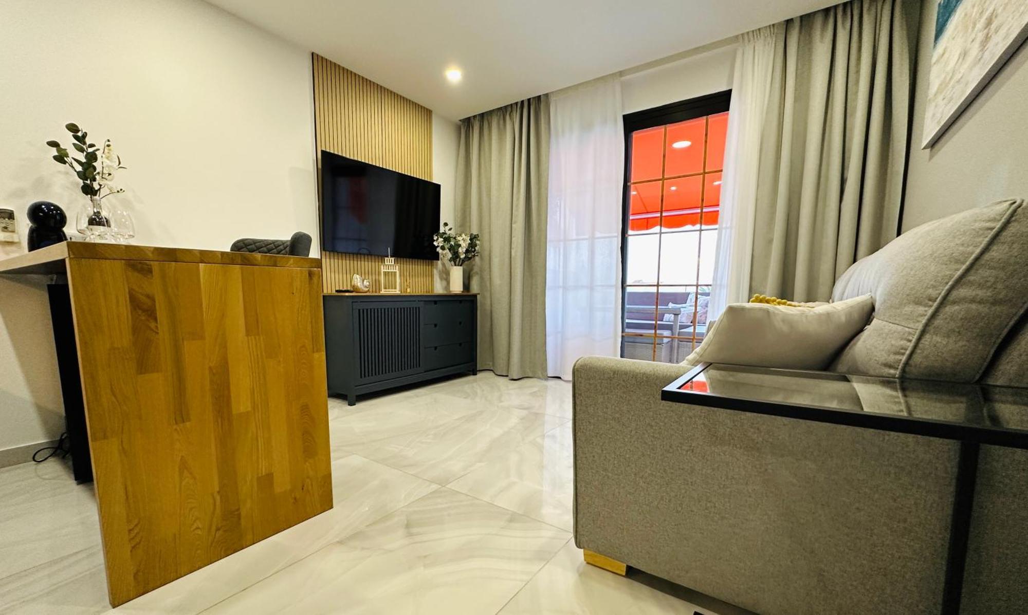 Luxury Diamond - Ocean View, Big Terraces, Air Con, Wifi Lejlighed Los Cristianos  Eksteriør billede